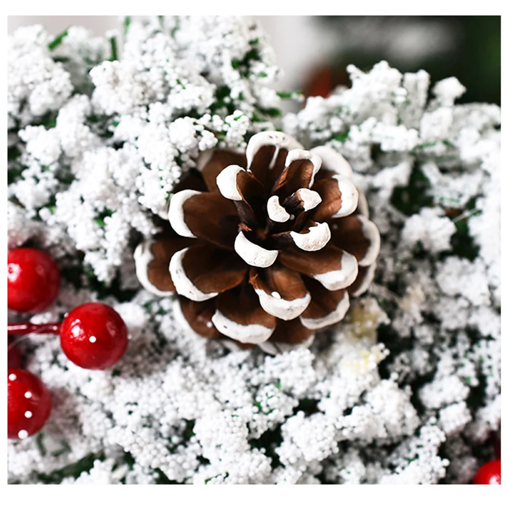 20/30/40cm handmade christmas wreath festive garland simulation, christmas wreath decorative, christmas decoration wreath