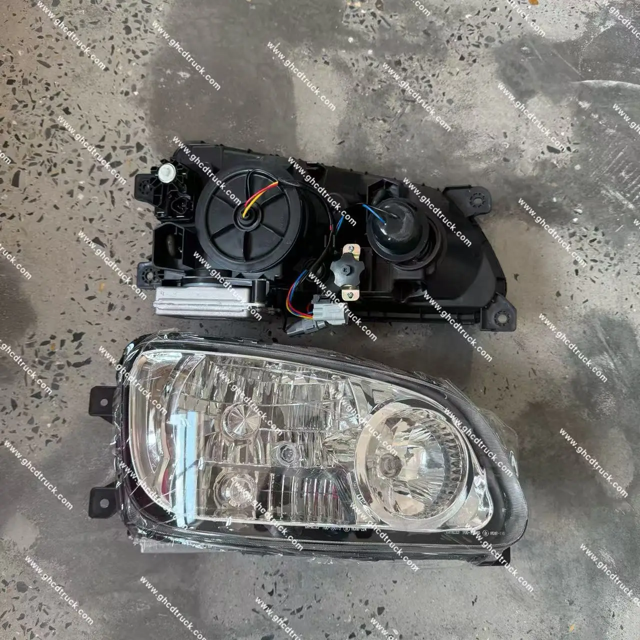 product ghcd high quality control head lamp lh rh for hino mega for mega 500 truck spare body parts-2