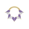 PVD gold+purple/cry