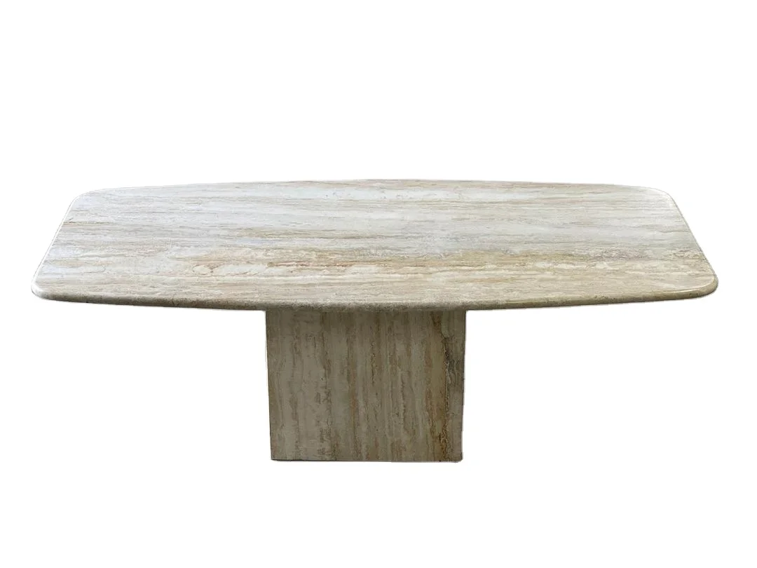 product ydstone rectangular beige travertine dining table top premium countertops vanity tops  table tops594-2