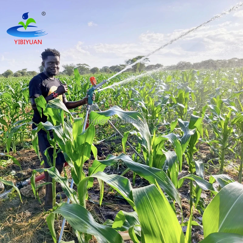 Watering System Kit Complet Irrigation Par Aspersion Irrigation Cannon 40 m Radius Rain Gun Farm Irrigation Sprinkler