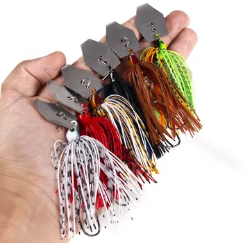 Cheery 10cm 10g Saltwater Fishing Metal Lure Sinking Crazy Jig Head Crank Hook Chatter Bait – Metal Jig – view 5