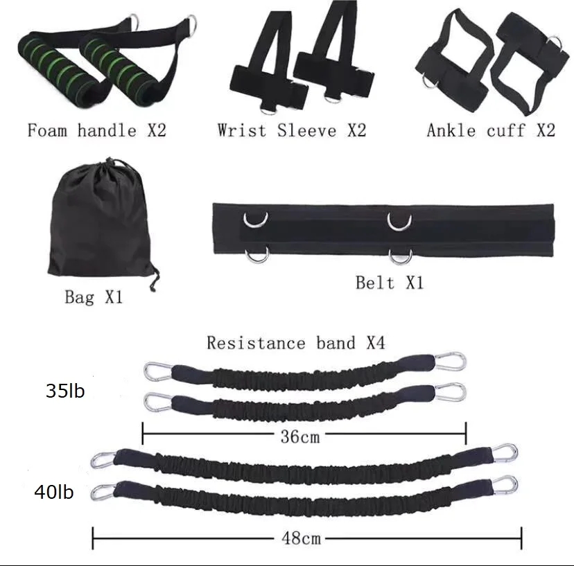 High Quality Latex Jump Training Band for Arm Strength Fitness Gym & Boxing Training Strips