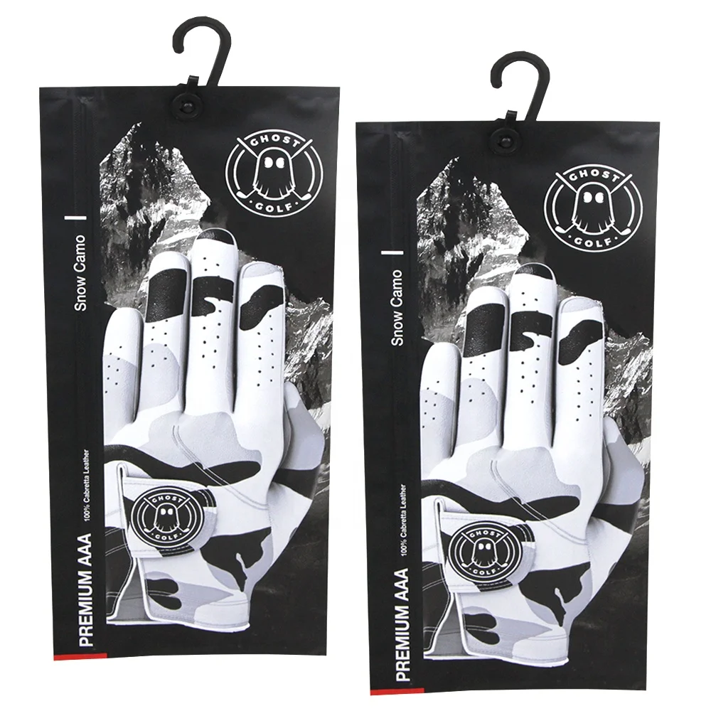 Free Sample Heat Seal Aluminum Foil Golf Glove Packaging Bags With