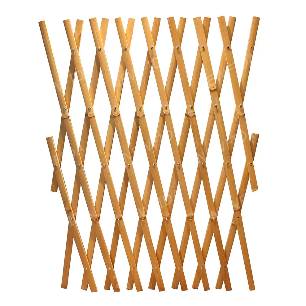 Handcrafted Large Natural Bamboo Trellis Fence Retractable Screen for ...