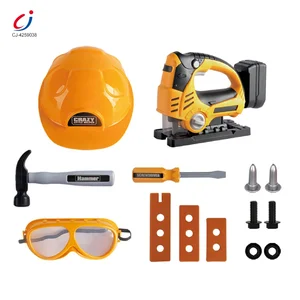 Chengji Pretend Play Mechanic Repair Car Tool Toys Drill Engineer Simulation Repair Tool Table Set Toy