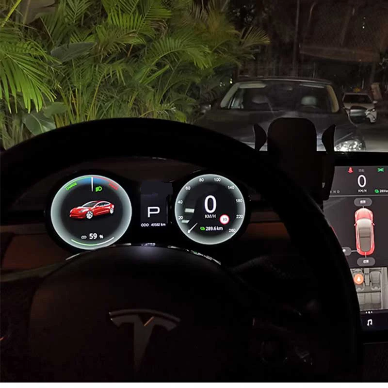 Digital Dashboard Panel for Tesla Model 3/Y - Speedometer, Water ...