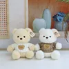 Maglione stile con testa di orso ricamata Linda Bear