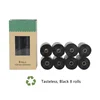 Negro 8 rollos, insípido