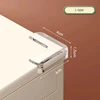 Protection d'angle en silicone en forme de L-1