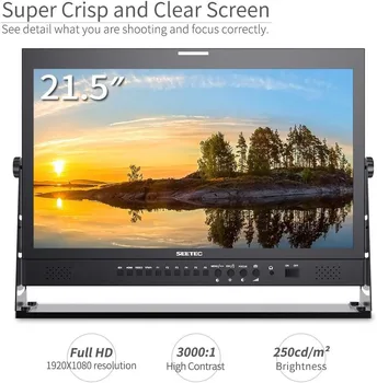 SEETEC P215-9HSD 21.5 Inch Full HD Studio Monitor, 3G-SDI   Input/Output, Wide Viewing Angle, Factory Direct Price detail image