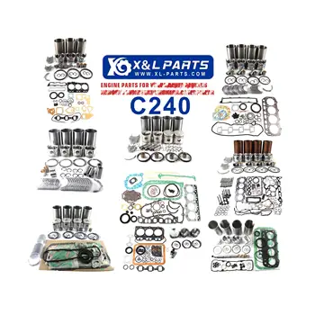 X&L Engine Liner Kit C240 Piston 4G Engine Rebuild Spare Parts C240 C240PKJ C240PKG Engine Rebuild Kit