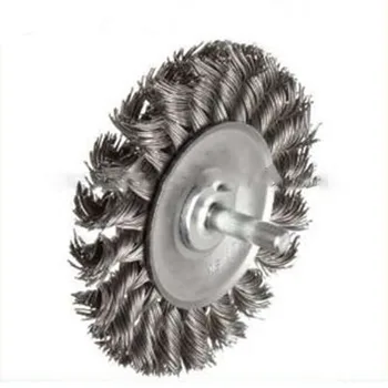 twisted knots all sizes of round steel wire cup brush/ twisted wire brush