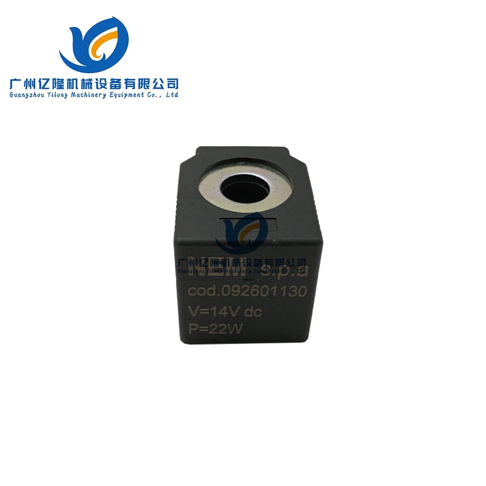 Solenoid Valve Coil Foton 12V with Three Plug for Fukuda Excavators Electric Parts FUTON COIL Without Cable