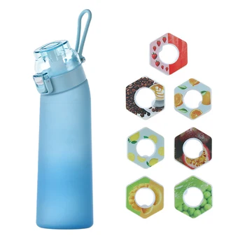 New Trend Product Tritan  Eco Friendly Fitness Drink Bottle Flower Fruit Flavoured Water Bottle