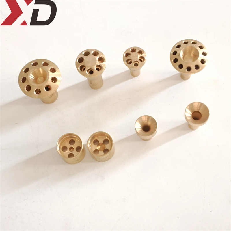 Refrigerant Distributor Brass Nozzle Inlet 3/4 Inch Outlet 1/4 With 4