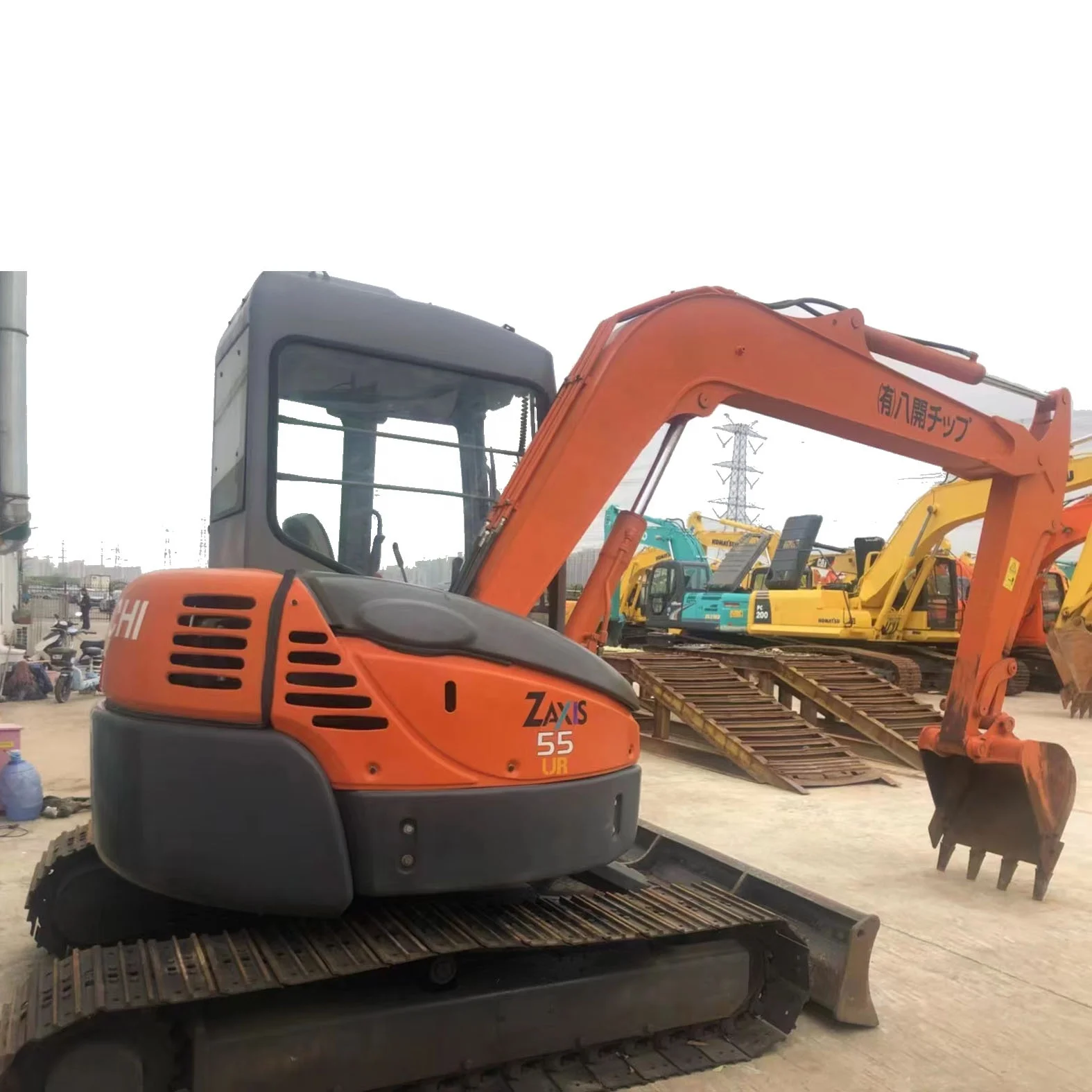 5 Ton Small Excavator Used Hitachi ZX55 55 Crawler Excavator