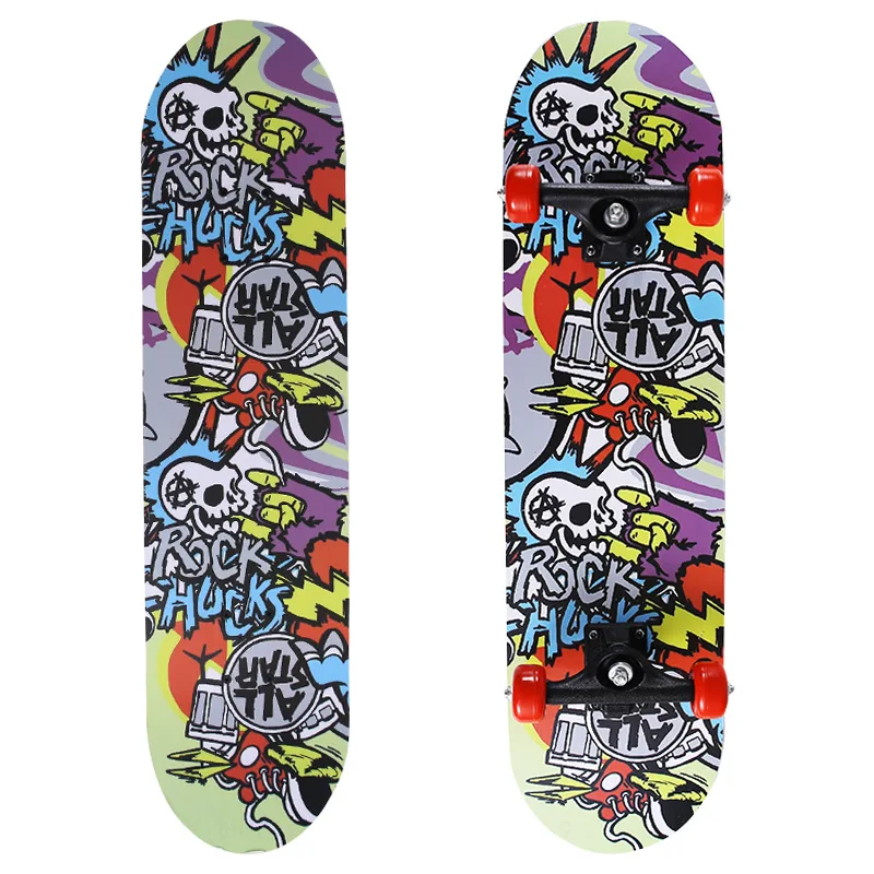 Most Popular  Maple Skateboards for Adults Professional 4 Wheels Skateboard Longboard Skateboard