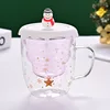 Pink Christmas Snowman
