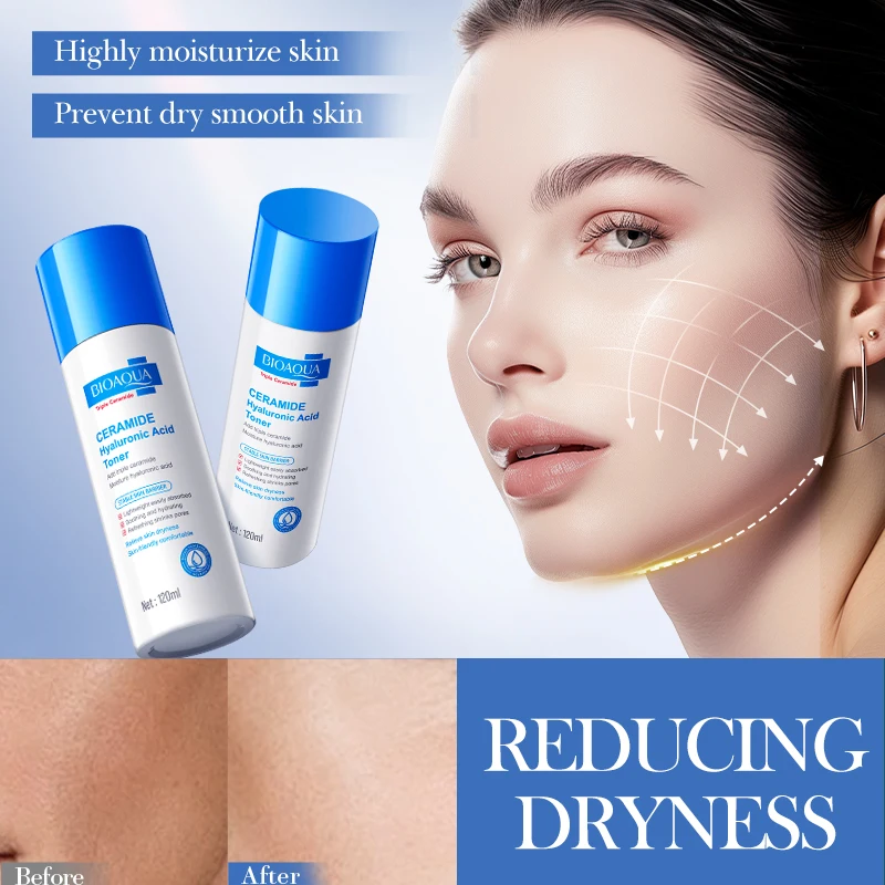 BIOAQUA Skin Toners - Hyaluronic Acid & Ceramide Moisturizers