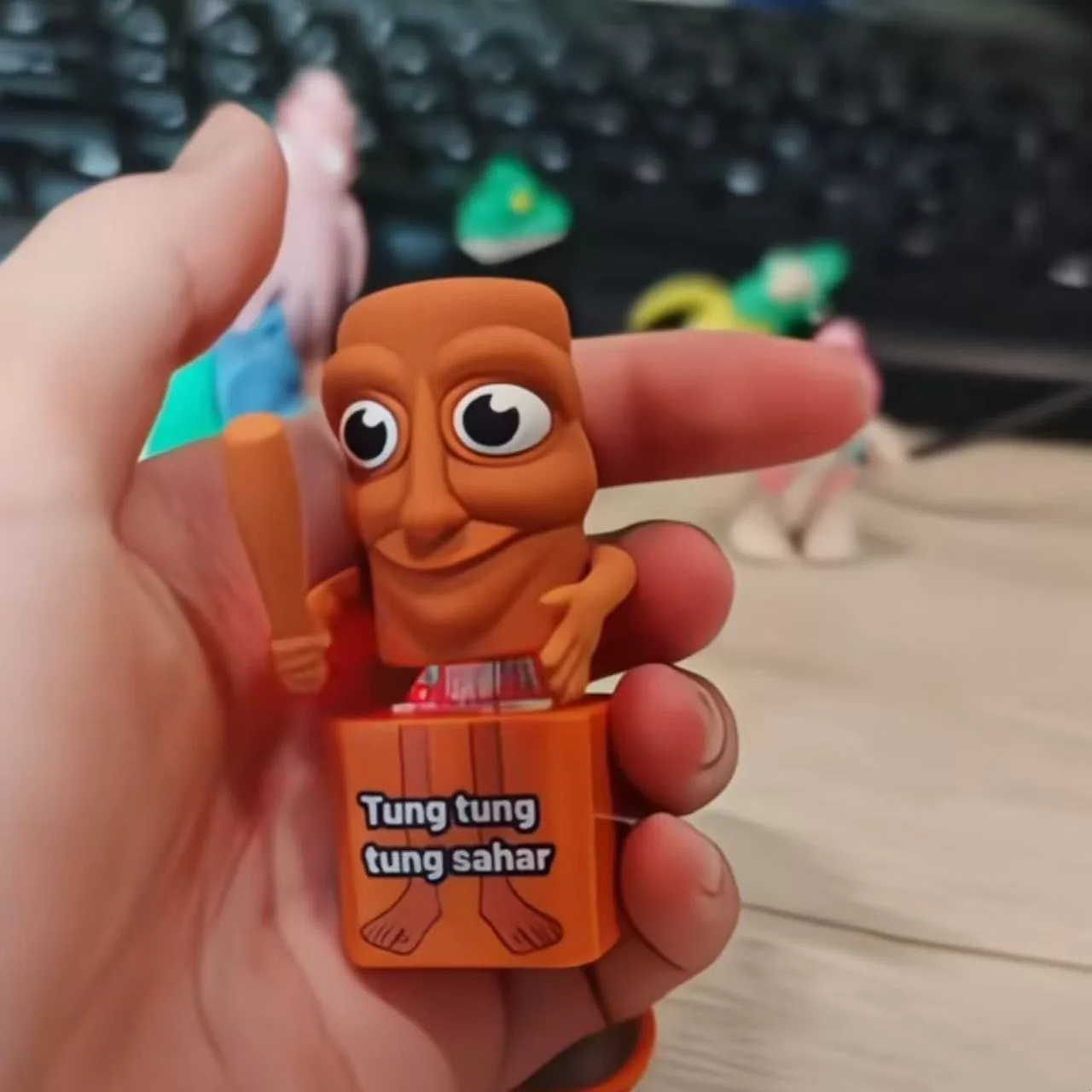 Best-Selling Playable Italian Brainrot Toys Keychain