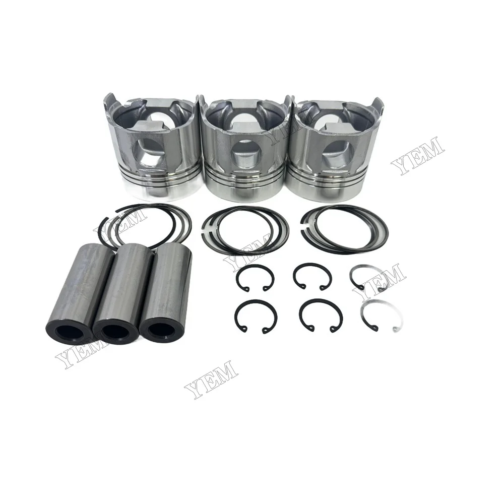 For Yanmar 3TN100 Piston Kit & Ring Engine Part Rebuild Parts