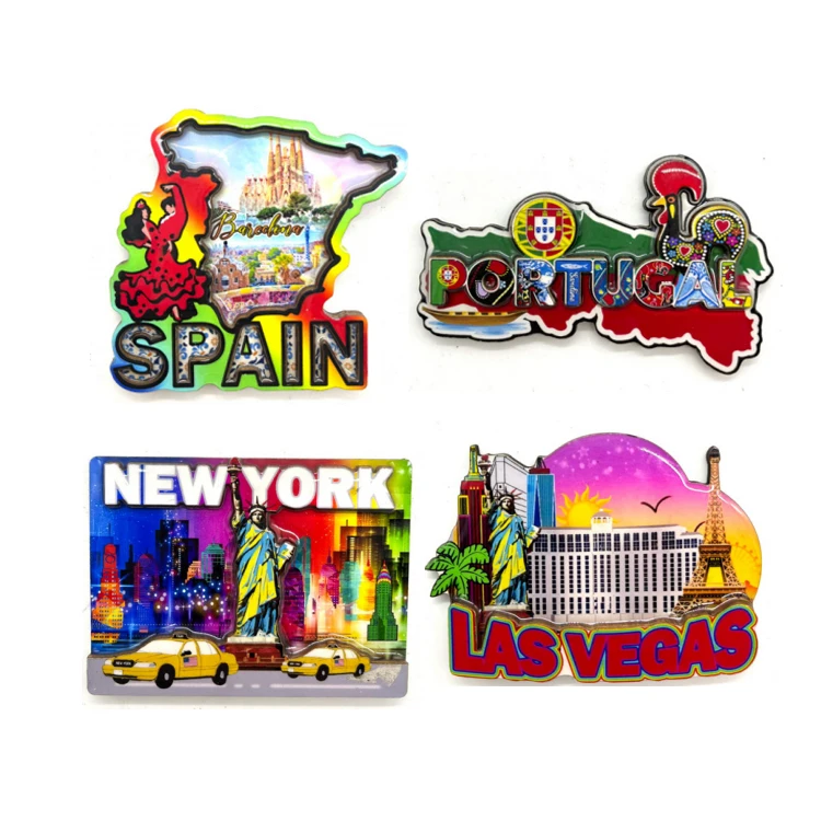 Magnete Frigorifero Souvenir Vienna Austria | MUYU Magnet | 3D A Forma Di Monumento, Fatto A Mano In Resina, 8x6 Cm