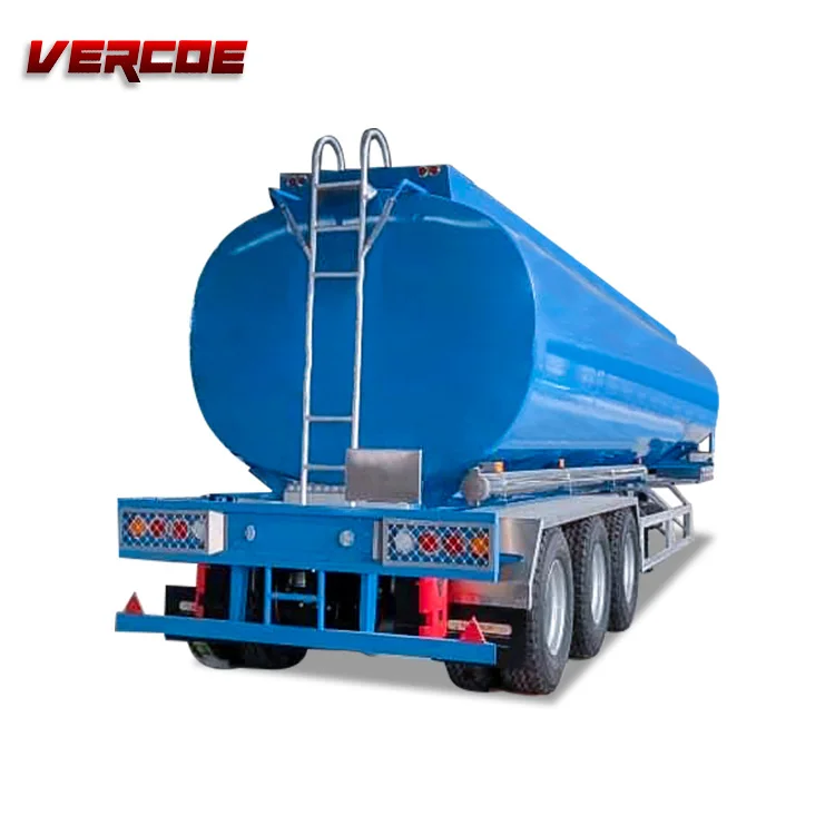 Vercoe 35000l Fuel Trailer Tanker Oil Tank Truck Semi Trailer Fuel Tank 