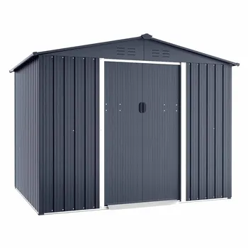 Backyard Metal Wholesale Garden Warehouse 8ft X 8ft Metal Tools Storage Sheds