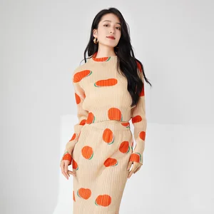 Women's Elegant Stretch Polyester T-Shirt Pleated Japanese Top Dot Pattern Turtleneck Short Long Sleeve Options Casual Summer