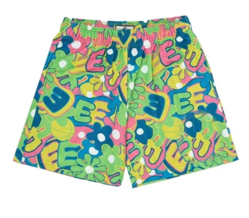streetwear Custom  Polyester Casual Fiess Running Loose Men Basketball Mesh Summer Shorts457_voghion.com