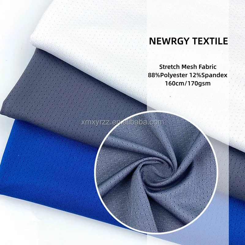 Tela Sports Wear Polyester Fabric Polyester Spandex Stretch Drifit