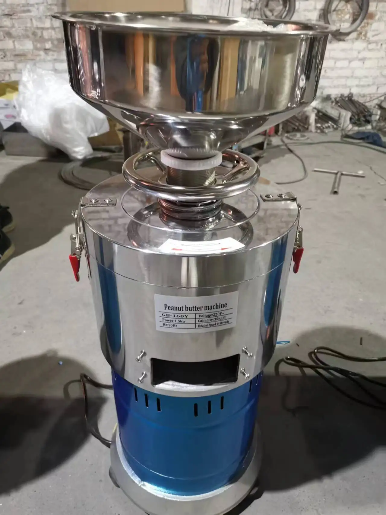 ホルス 15kg ピーナッツバター/ピーナッツペースト/タヒニ製造機