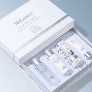 Wholesale Free Sample Beauty Salon 7 Days Whitening Suitable for Late-Night Dull Skin Pearl Whitening Moisturising Skin Care Set