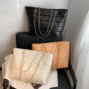 2023 Hot Sale Women's Tote Bags Lady Handbag Pu Leather Women Hand Bags Latest Fashion Women's Shoulder Bag