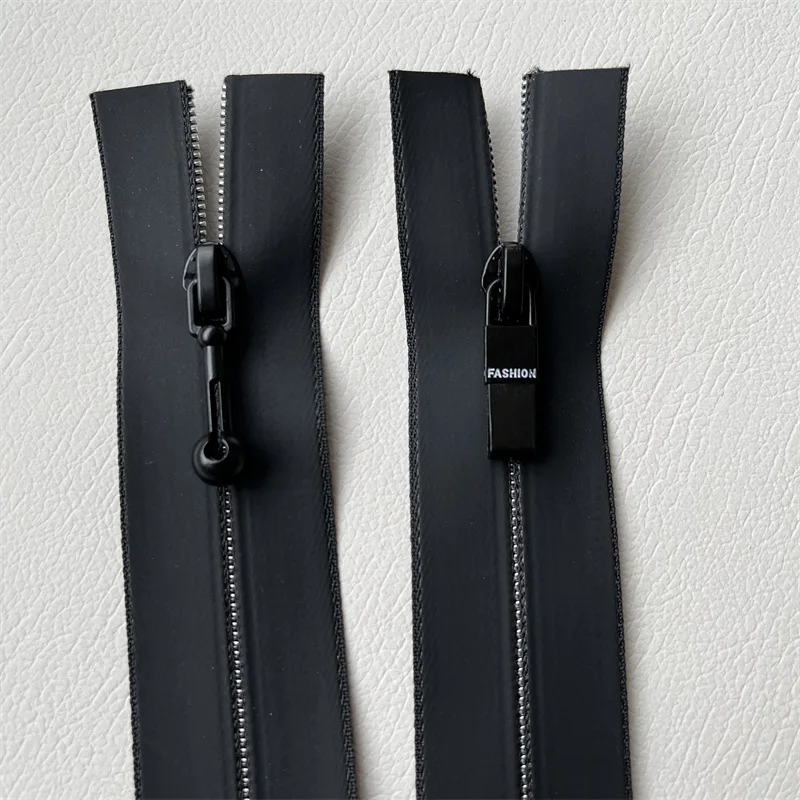 Cerniera Lampo Impermeabile In TPU - Divisibile, Per Outdoor, Nera Opaca, 40 Cm - Foto 5