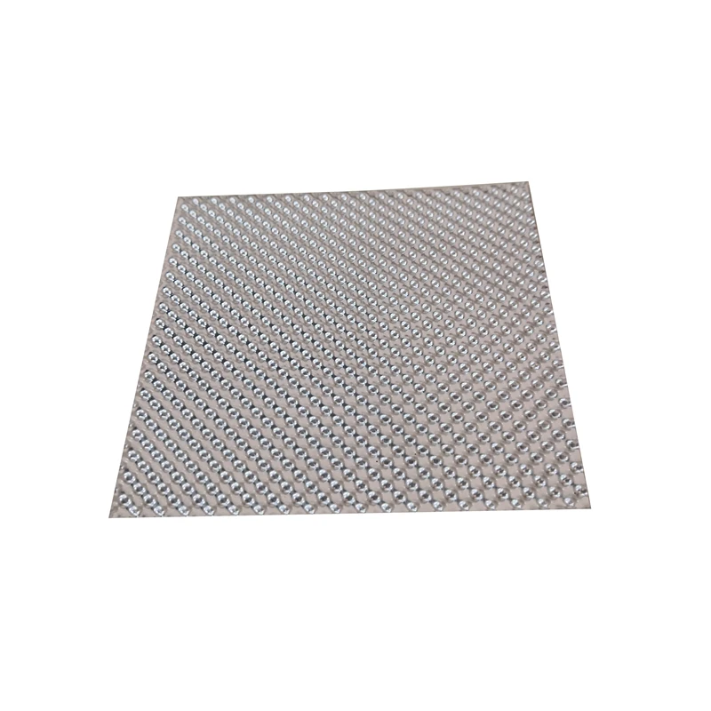 Hemispherical Embossed Corrugated Aluminum Sheet for Auto Radiator Heat Dissipation or Dust Proof