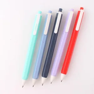 High-end Thick Free Samples Newest Design Neutral Hexagon Pen