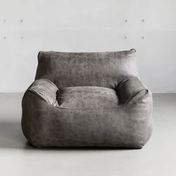 Hot sale customized material cheap price living room giant two seats bean bag sofa