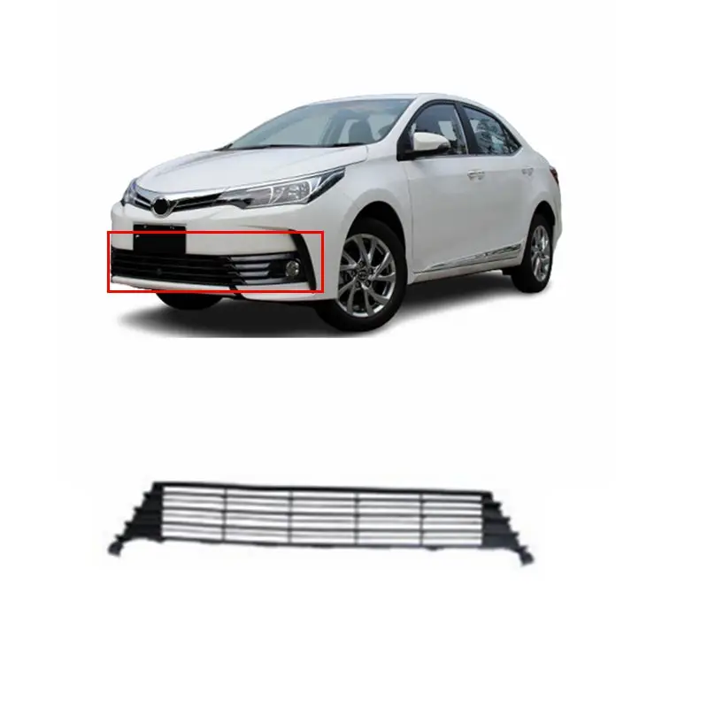 product saivis black front bumper lower grille grill for 2017 2018 2019 toyota corolla eu europe version-36