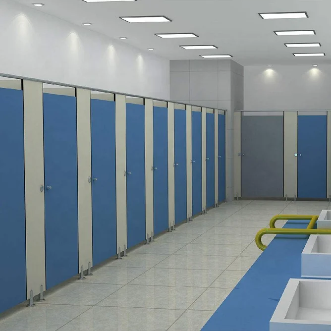 HPL Compacto baño sistema higiénico barato particiones centro comercial ...