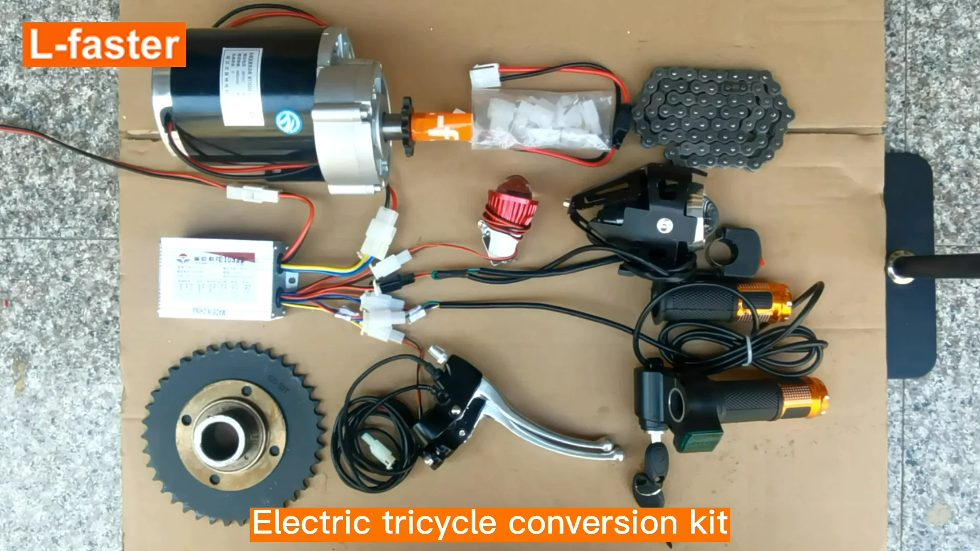 DIY MY1020Z 36V 48V 450W Brush Gear Electric Bicycle Motor Kit