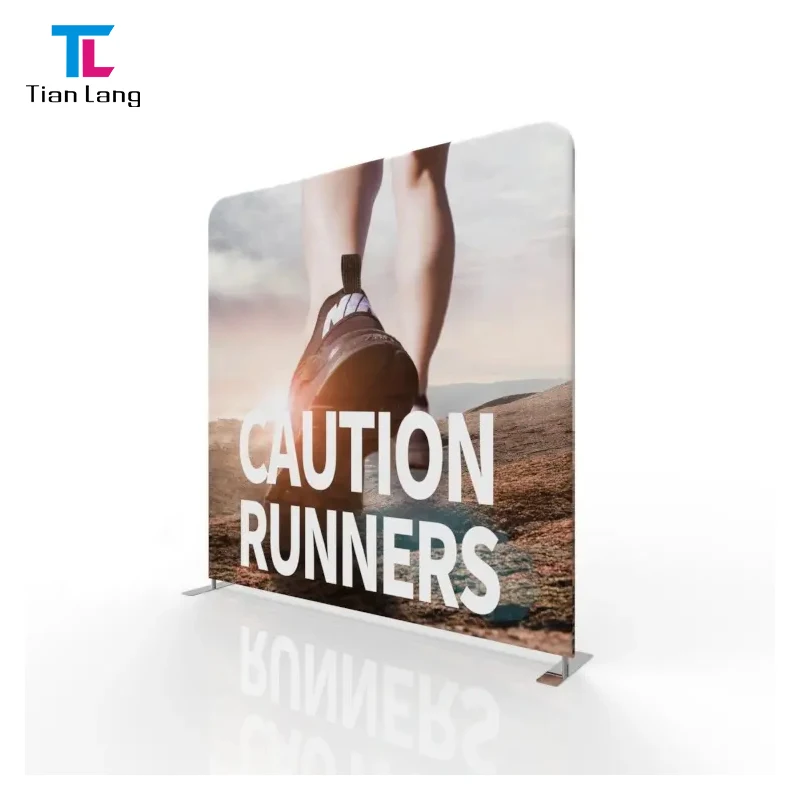 Näituse Näitus Täis Alumiiniumiraam Hot Sell Madal Hind Koos Teie Kohandatud Taust Tegumehetavalgus Taustnäitus