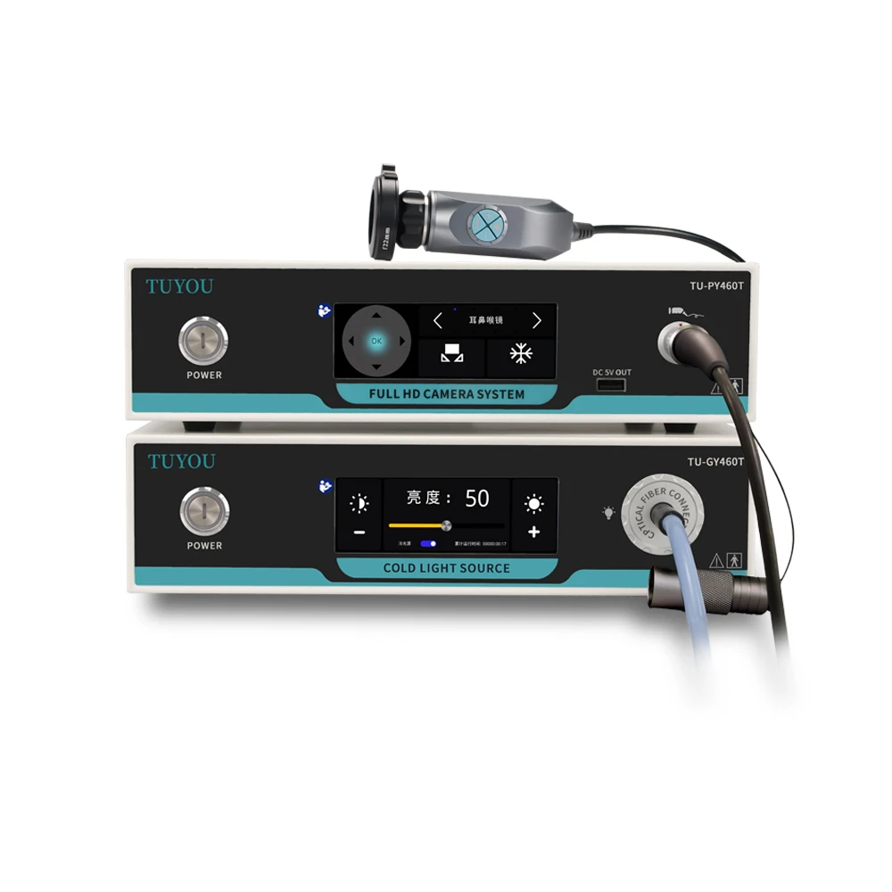 Full HD Endoscoopcamera met LED-lichtbron en touchscreenmenu 0