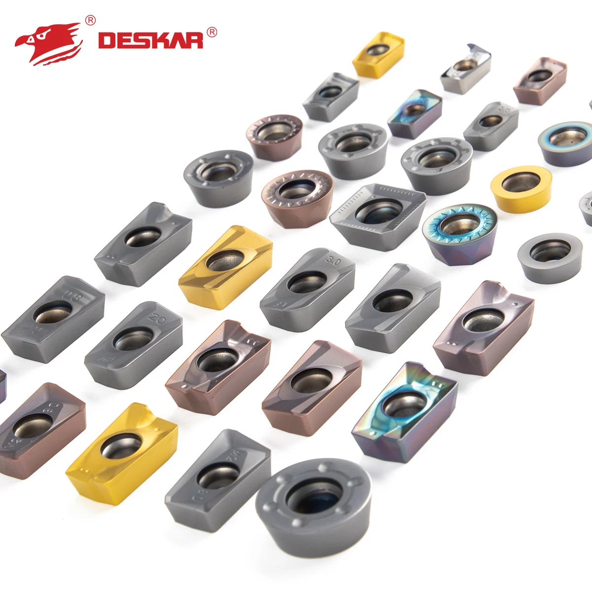 thumbnail image 2 of Cemented Carbide Inserts PVD Coatingrdkt1204mouse For Surface Milling Cutters - Cemented Caibide 2 of 12