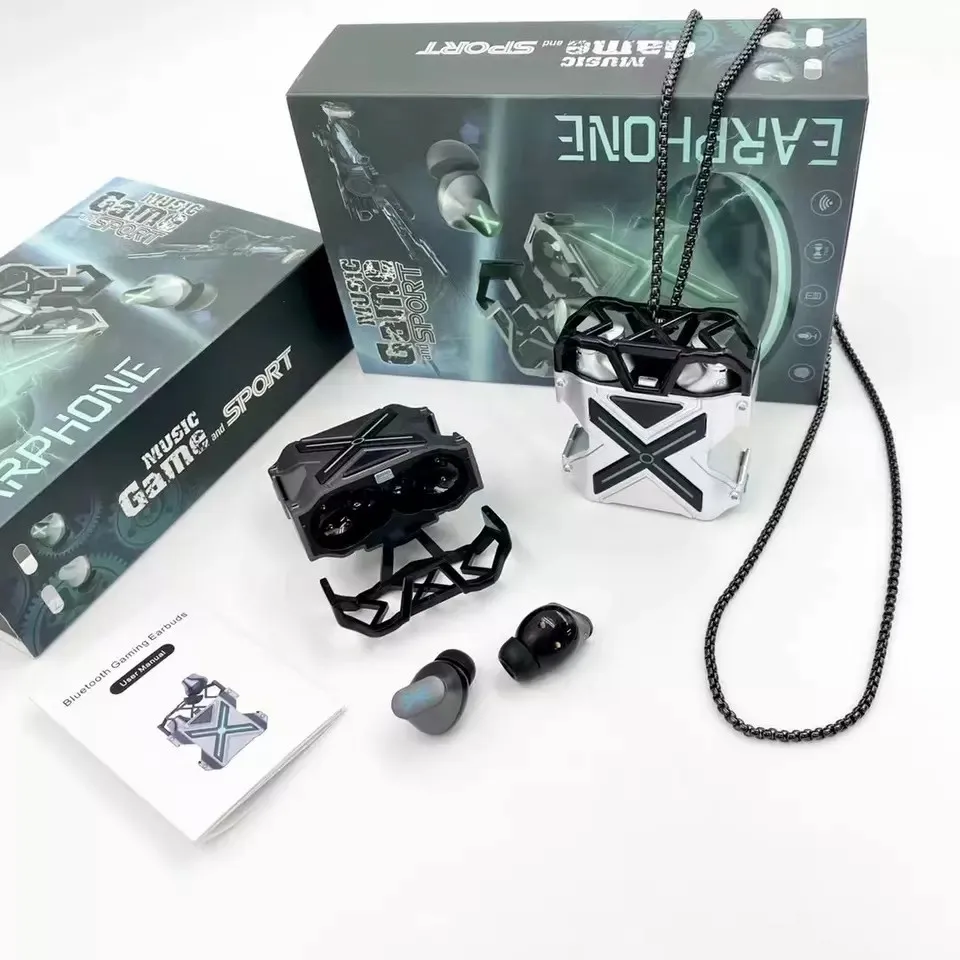 Leadingplus уникальный дизайн Hifi стерео Kirsite металлические светодиодные игровые спортивные Bluetooth 5 3 беспроводные наушники-вкладыши наушники