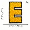 Autocollant en tissu lettre anglaise e