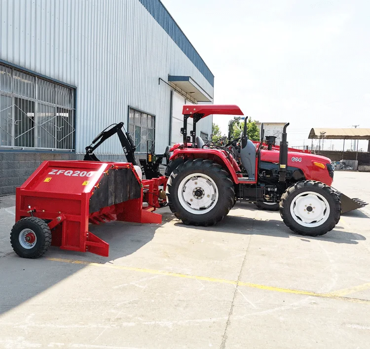 Farm Machine Mini Lovol Tractor Towable Compost Turner Chicken Compost Making Machine