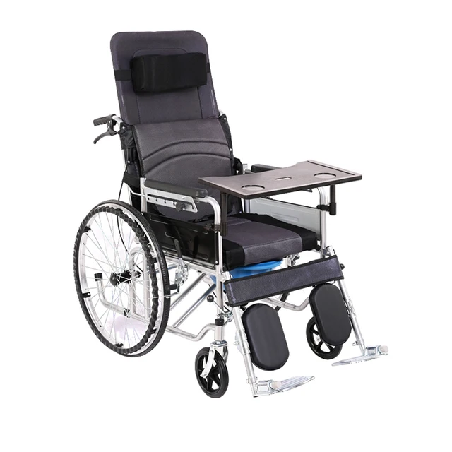 Factory Direct Supply Folding manual electric hospital home Lightweight  Wheelchair with Detachable Footrests