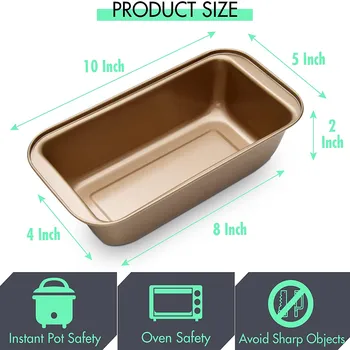 Wideny Customized Carbon Steel Non-stick Bakeware Loaf Pan For Home Kitchen  Bread Baking Mold Tools - Buy Loaf Pan,Bread Loaf Pan,Loaf Pan Baking Mold